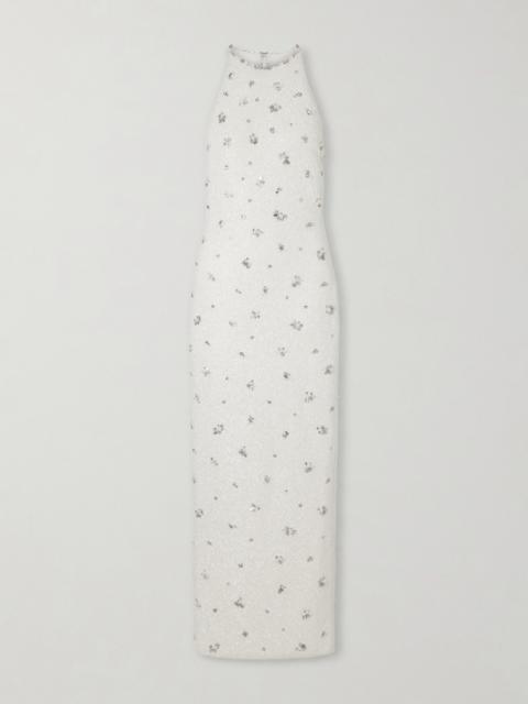 CLIO PEPPIATT Diamond Embellished Tulle Gown