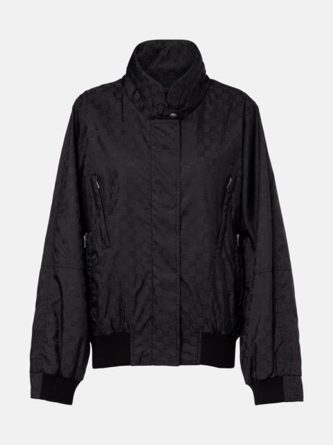 GUCCI GG cotton-trimmed jacket