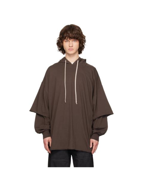 Rick Owens DRKSHDW Gray Temple Tommy Hustler Hoodie