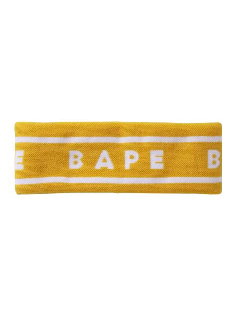 BAPE Headband 'Yellow'