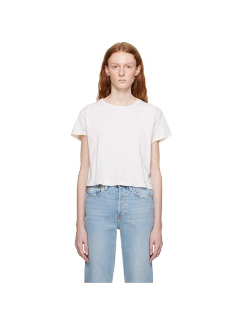 RE/DONE Off-White 1950s Boxy T-Shirt