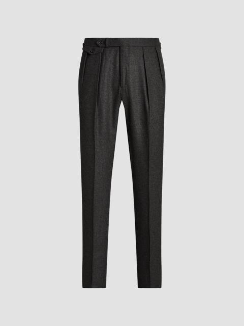 Polo Ralph Lauren Men's Pleated Wool Flannel Trousers - Medium Grey