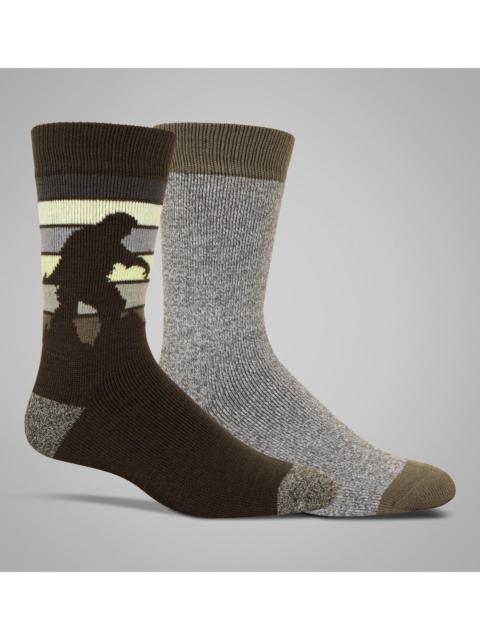 Columbia Men's Yeti At Sunset Thermal Socks - 2 Pack