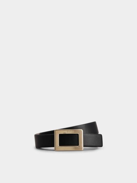 Roger Vivier Belle Vivier Double Face Belt in Leather