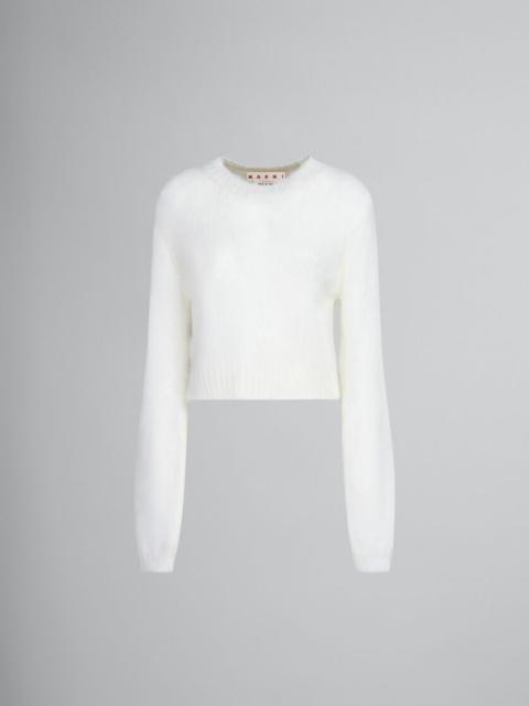 Marni WHITE MOHAIR JUMPER