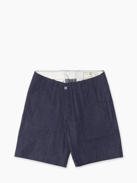 Rogue Territory ROGUE TERRITORY INFANTRY SHORTS DENIM SELVEDGE INDIGO 11OZ