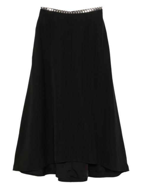 Jil Sander buttoned-waist skirt