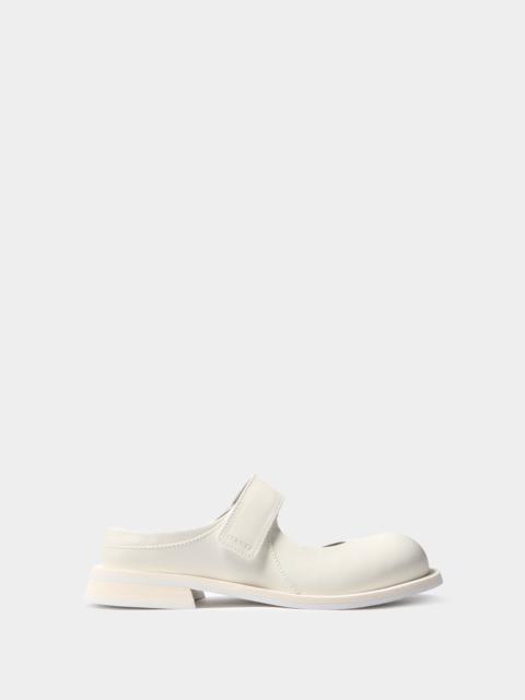 SUNNEI FORM MARG SABOT SHOES / off white