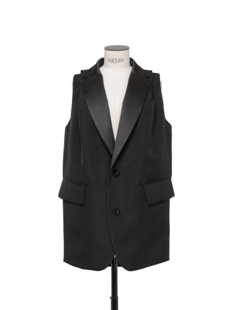 sacai Double-Faced Silk Cotton Vest