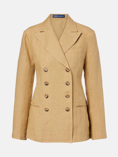 Polo Ralph Lauren Double-breasted linen blazer
