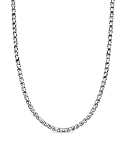 DAVID YURMAN Men's Box Chain Necklace In Sterling Silver, 5.2mm - Silver