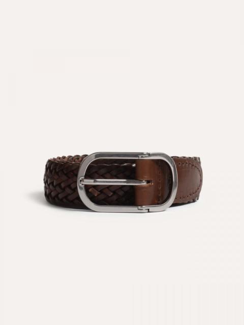 Bleu de Chauffe CLIQUET BELT  -  BROWN