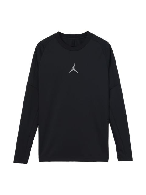 Jordan Air Jordan DRI-FIT Logo Printing Round Neck Sports Pullover Long Sleeves Black DC9740-010