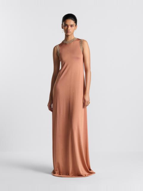 Dior Embroidered Long Dress