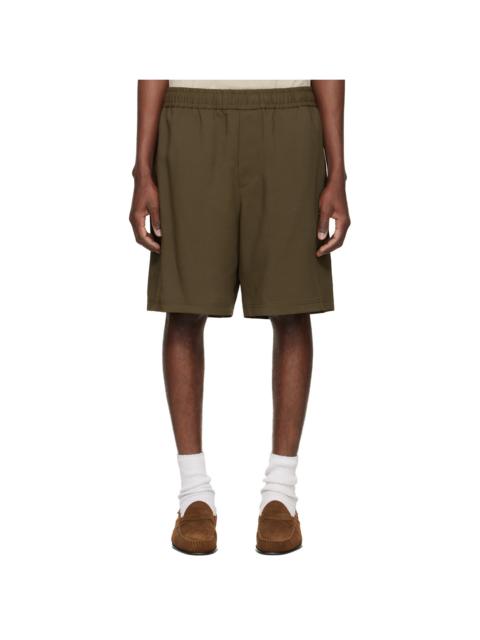 Wooyoungmi Brown Twill Shorts