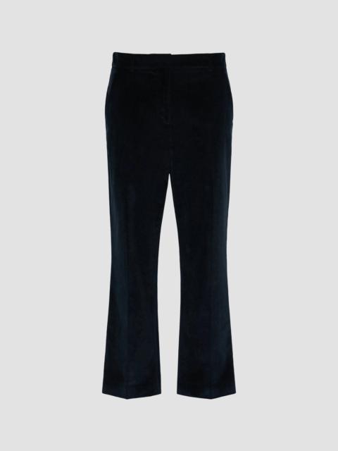 WEEKEND Max Mara Women's Cotton Velvet Cropped Trousers - Ultramarine