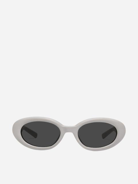 Maison Margiela MM107 Leather LIV1 Sunglasses Ivory