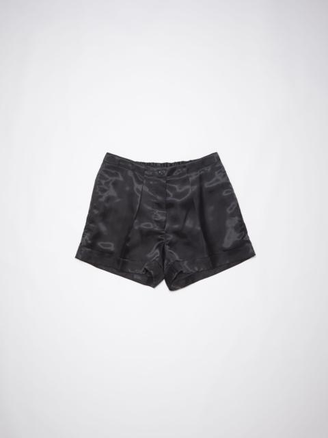 Satin shorts - Black
