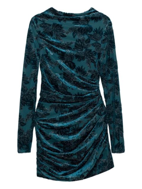 SIMKHAI Vallyn floral-pattern textured mini dress