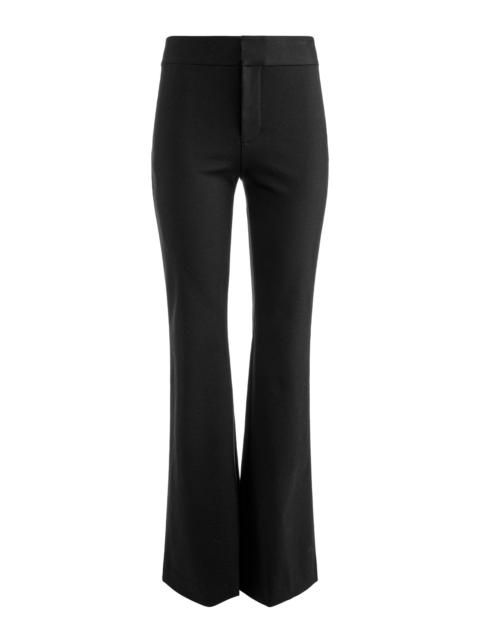 Alice + Olivia LINDEN LINEN BOOTCUT TROUSER