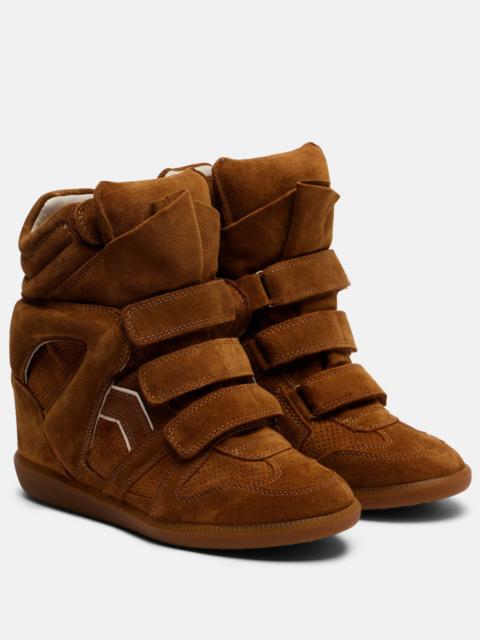 Isabel Marant Bekett suede high-top sneakers