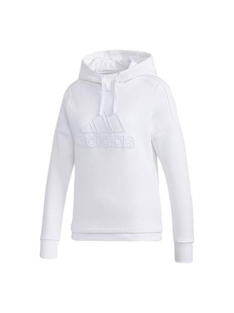 adidas (WMNS) adidas MUST HAVE Hooded Sweatshirt 'White' GM1413