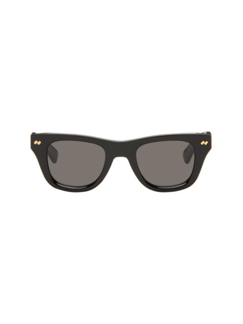 Bottega Veneta Black Dizzy Squared Sunglasses