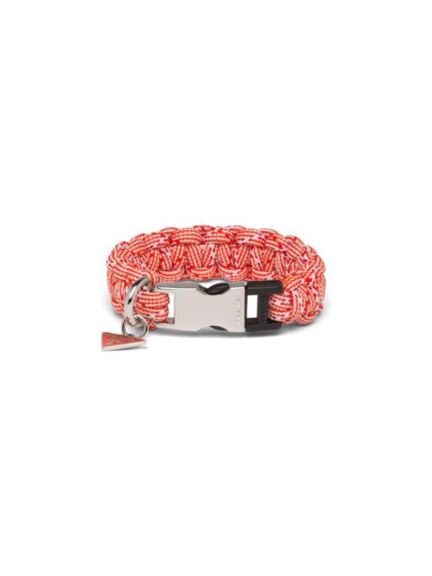 Prada Braided tape bracelet