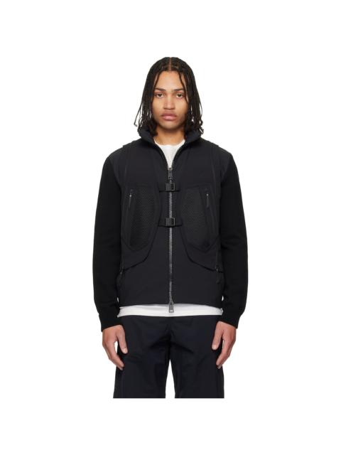 Moncler Black 'Matt Black' Spica 2-in-1 Vest