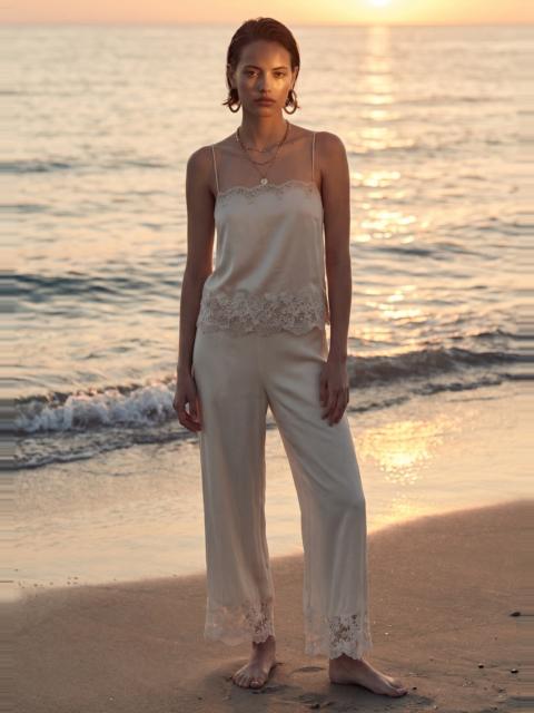 CAMI NYC GILDA SILK PANT BONE