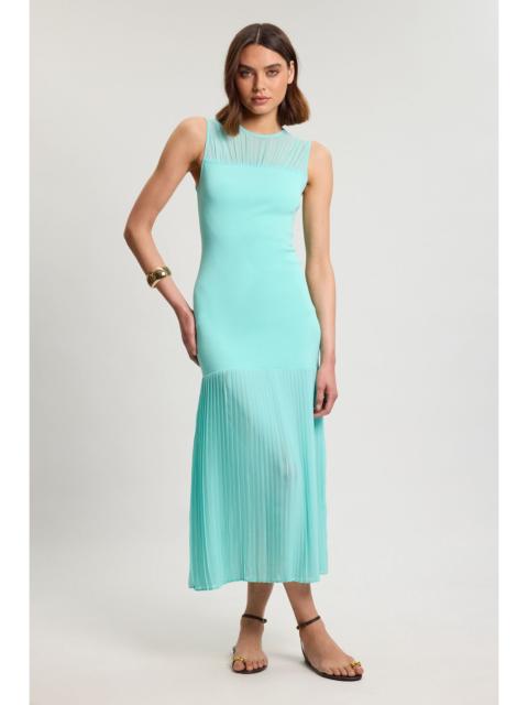 KAREN MILLEN Figure Form Woven Bandage Mix Dress