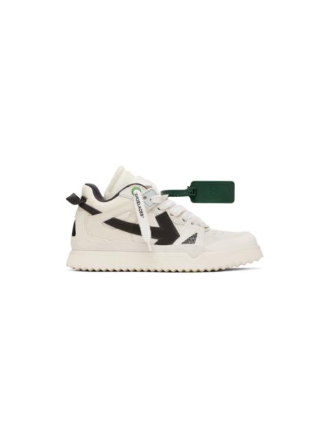 Off-White White & Black Sponge Sneakers