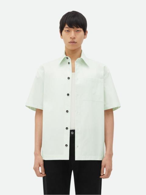 Relaxed Fit Short-Sleeved Cotton Shirt
