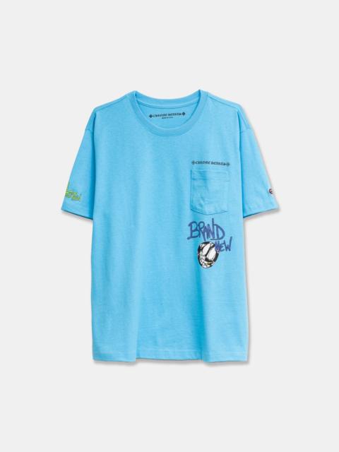 CH x Matty Boy Brain New Blue Pocket Tee