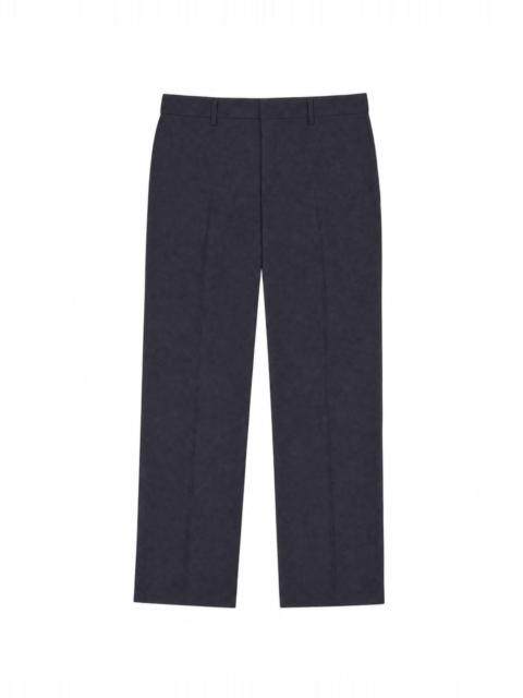 The Kooples NAVY STRAIGHT-LEG WOOL SUIT PANTS