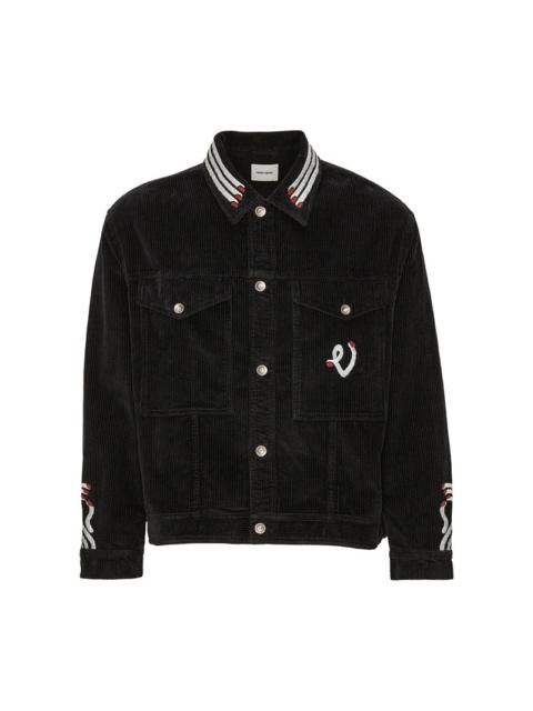 HENRIK VIBSKOV COSMOS CORDUROY JACKET - BLACK