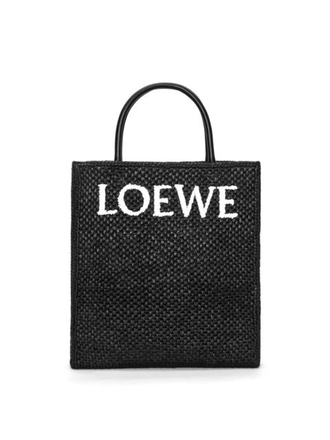 Loewe Standard A4 Tote bag in raffia