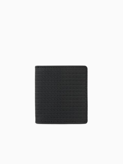 GIORGIO ARMANI Coin holder in printed leather
