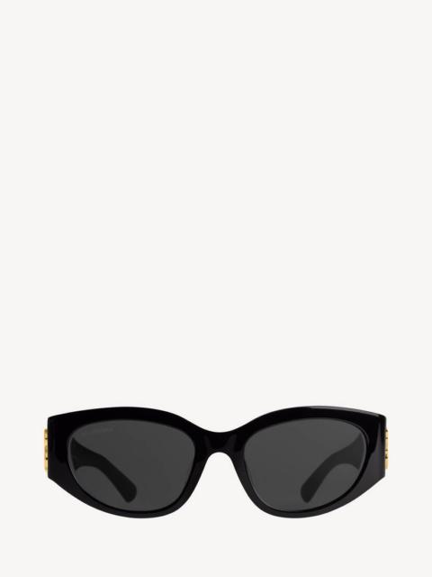 BALENCIAGA Women's Bossy Round Af Sunglasses in Black
