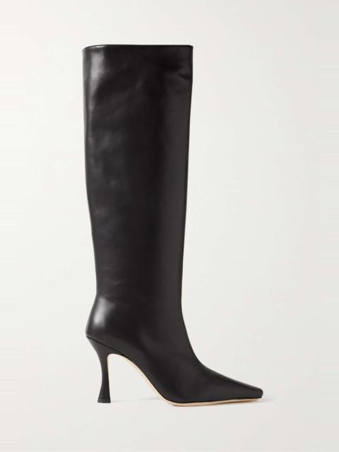 Cami leather knee boots