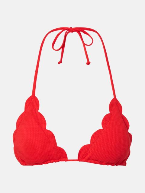 MARYSIA Scalloped bikini top