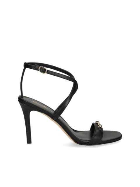 MICHAEL KORS 90mm logo-plaque sandals