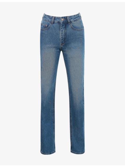 House of CB The Classic Slim-Fit Mid-Rise Bootcut Jeans