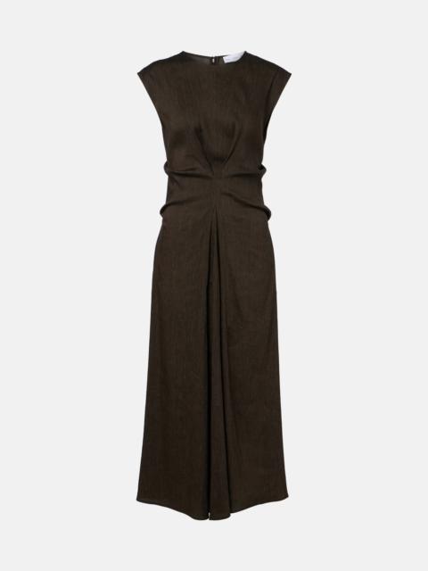 Proenza Schouler White Label Miranda linen-blend midi dress