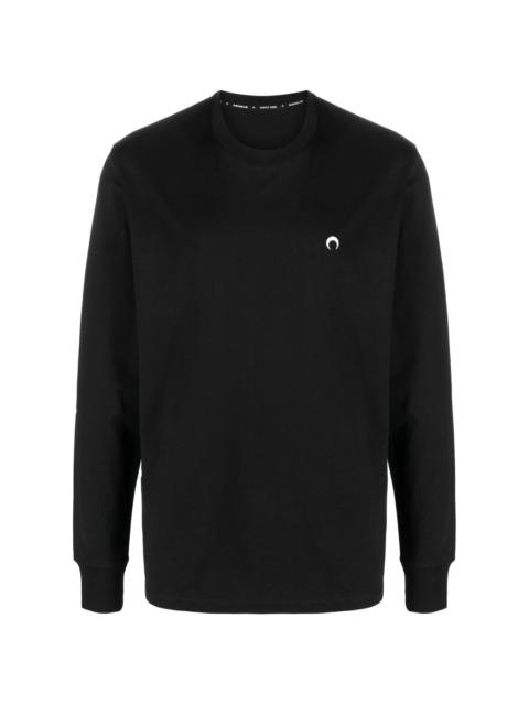 logo-embroidered crew-neck sweatshirt