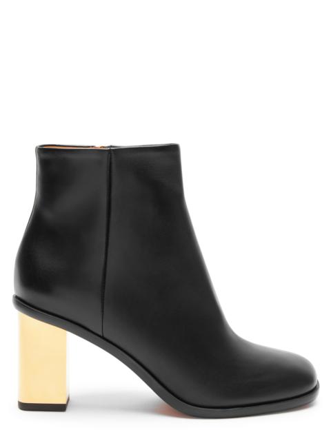 Chloé Rebecca 75 leather ankle boots