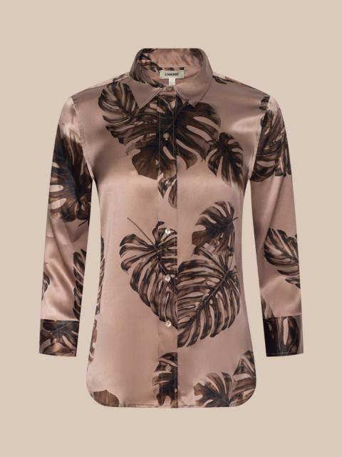 L'AGENCE Dani Silk Blouse