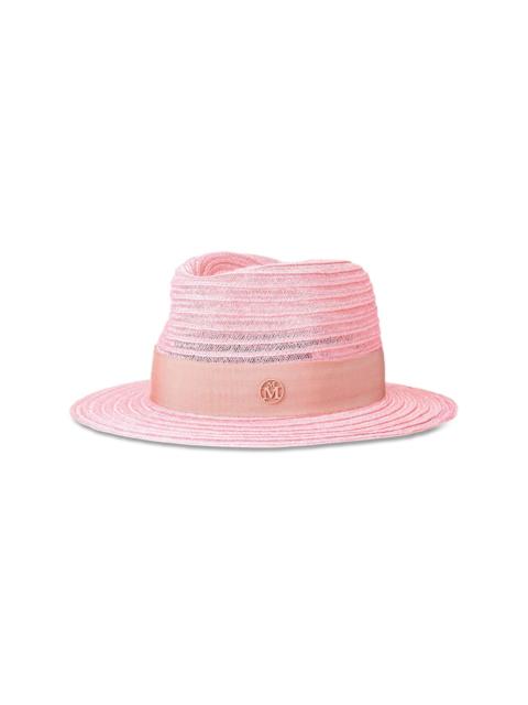 MAISON MICHEL André straw fedora hat