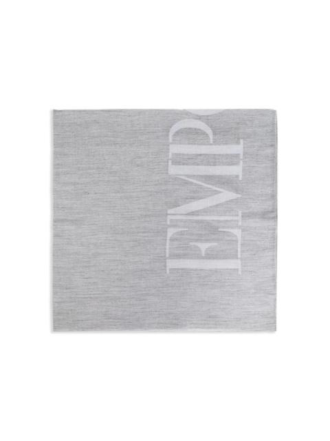 EMPORIO ARMANI logo scarf