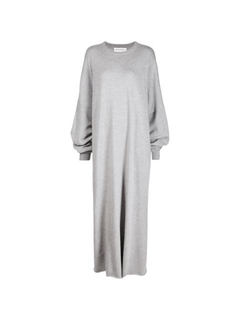 extreme cashmere May mÃ©lange-effect maxi dress